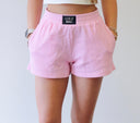 Lulu Mac Light Pink Waffle Short