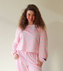 Lulu Mac Pink Stripe Long sleeve