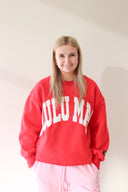 Lulu Mac Sweatshirt Red/White