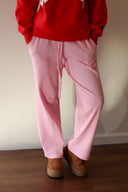 Lulu Mac Light Pink Waffle Pant