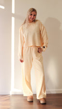Lulu Mac Yellow Stripe Long Sleeve