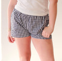 Lulu Mac Black Gingham Short