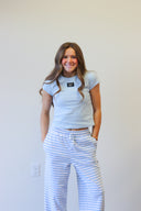 Lulu Mac Light Blue Babydoll Top