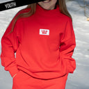 Lulumac Kid Longsleeve Terry Cloth Top Red